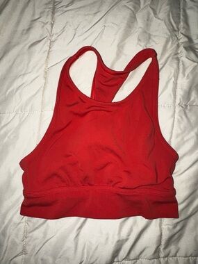 Aerie Coral Racerback Sports Bra